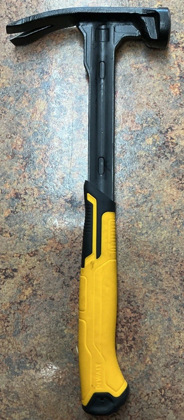 DEWALT DWHT51138 Steel MIG Weld Framing Nailing Hammer - Black/Yellow gallery