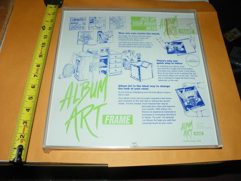 2 PACK Creative Picture Frames- LP Vinyl Record Album Frame Display with LP Mat gallery
