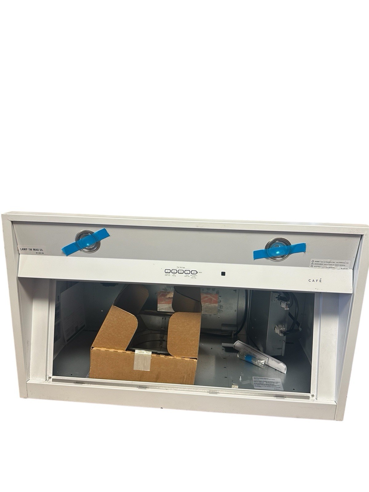 Ge Cafe 36" CVW93644PWM Matte White Commercial Style Wall Hood 600 CFM gallery