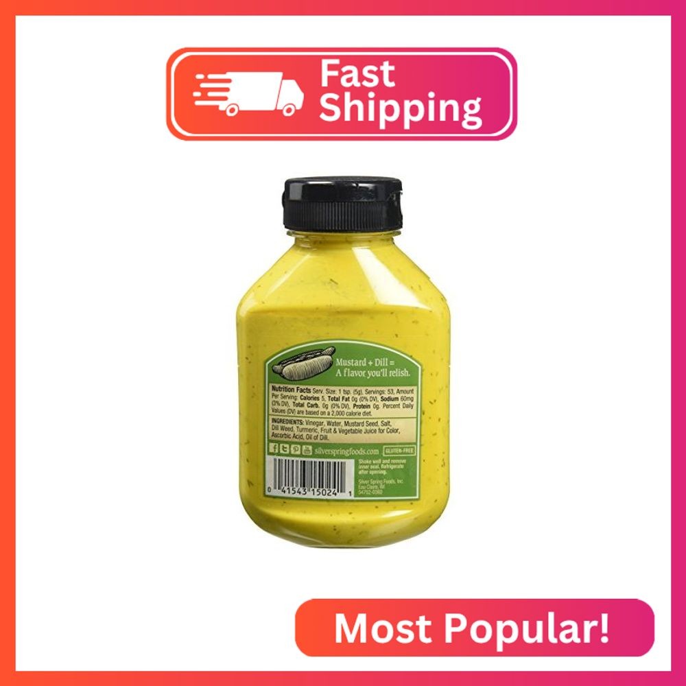 SILVER SPRINGS MUSTARD SPRING DILL 9.5 OZ gallery