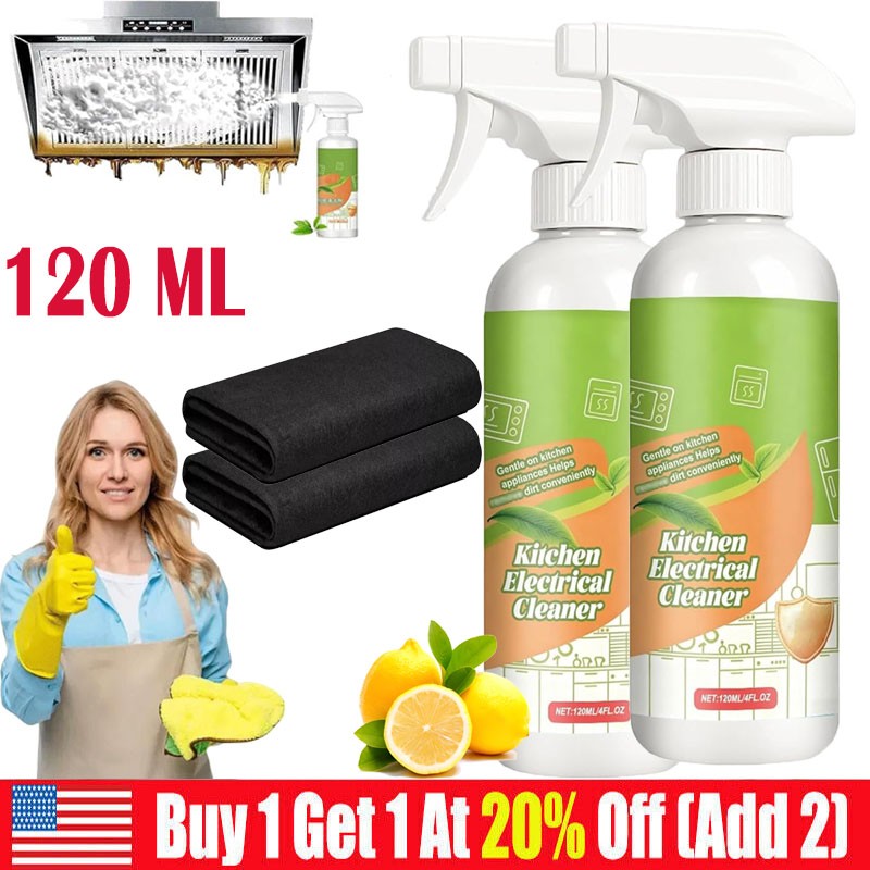 120ML Electrolyzed Ion Kitchen Cleaner Spray, Cleanse Kitchen Appliance Cleaner gallery