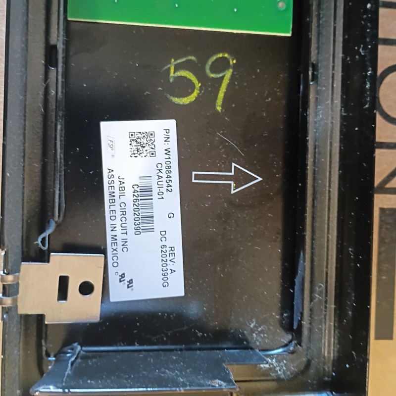 Whirlpool Wall Oven Touch Control Panel Display used. W11093254 gallery