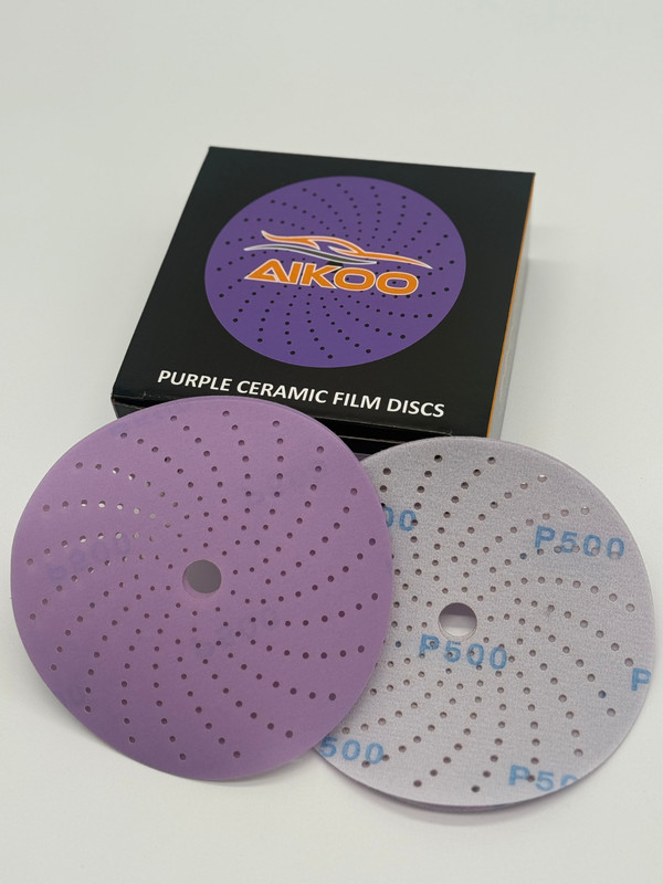 AIKOO 6" Hook & Loop Ceramic Multi-hole Sanding Discs Orbital DA Sanders Paper gallery