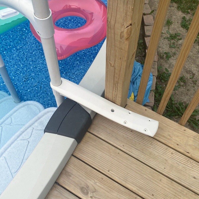 Replacement Deck Mount Support For Above Ground Drop-In Swimming Pool Step gallery