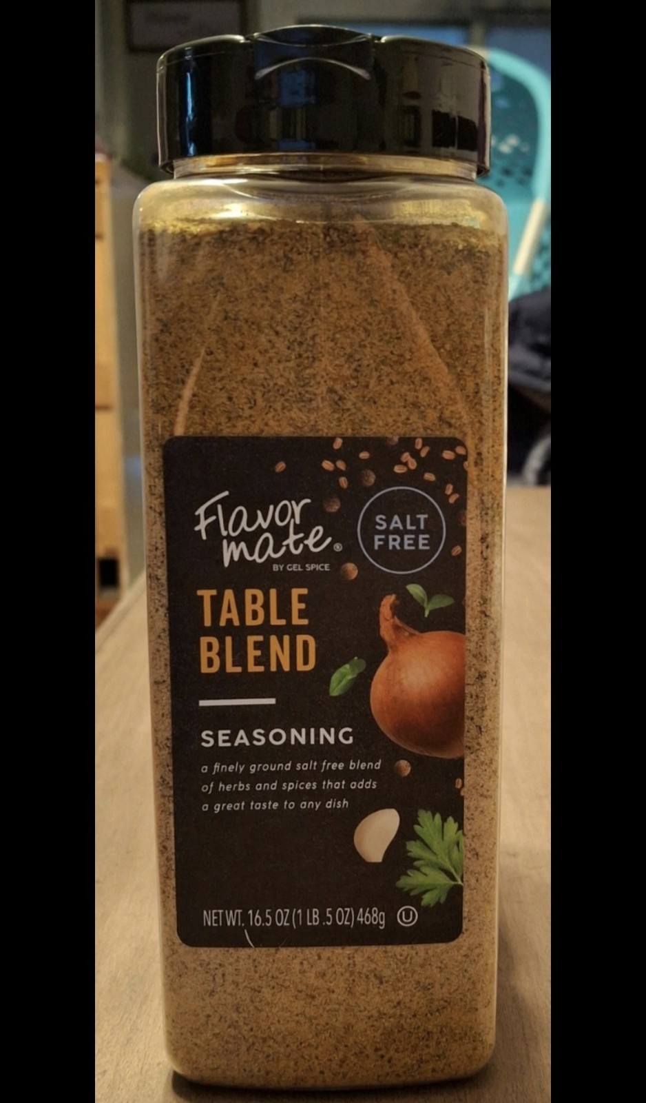 FLAVOR MATE TABLE BLEND SEASONING SPICE SALT FREE NET WT 16.5 OZ (1 LB .5 OZ) gallery