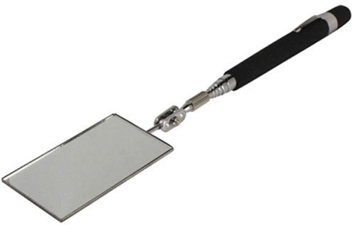 2pcs Telescopic Inspection Rectangular & Round Mirror w / Cushion Grip Handle gallery