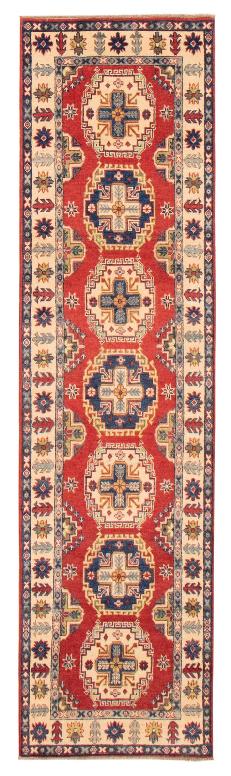 2'7" x 9'9" Vintage Hand-knotted Runner Rug Traditional Oriental Wool Carpet gallery