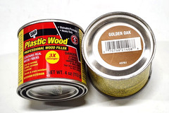 2- 4 Oz. Cans DAP Plastic Wood Professional Wood Filler 3X Golden Oak