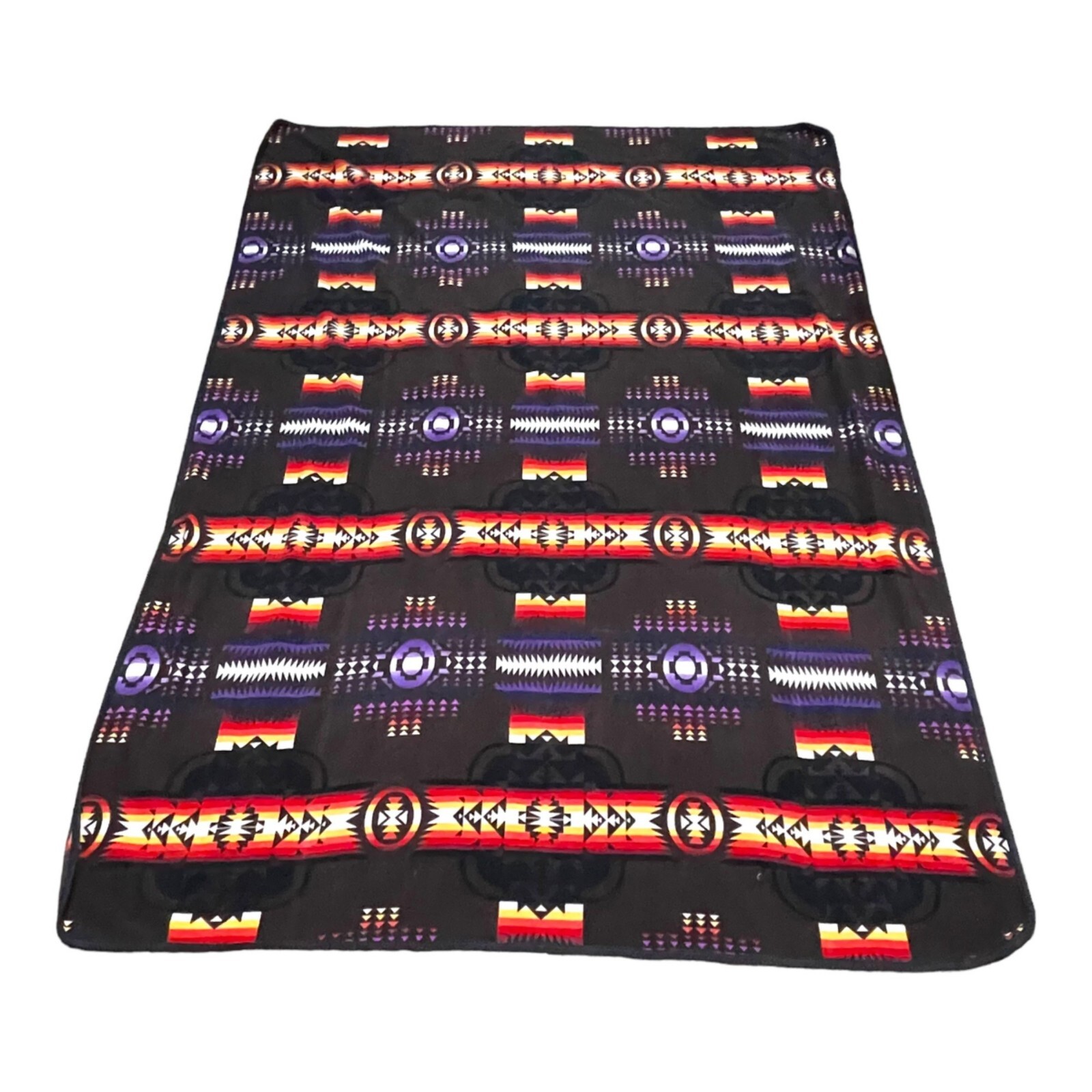 Sacred Thread Southwestern Tribal Aztec Fleece Throw Blanket 55x77 Couch Chair gallery