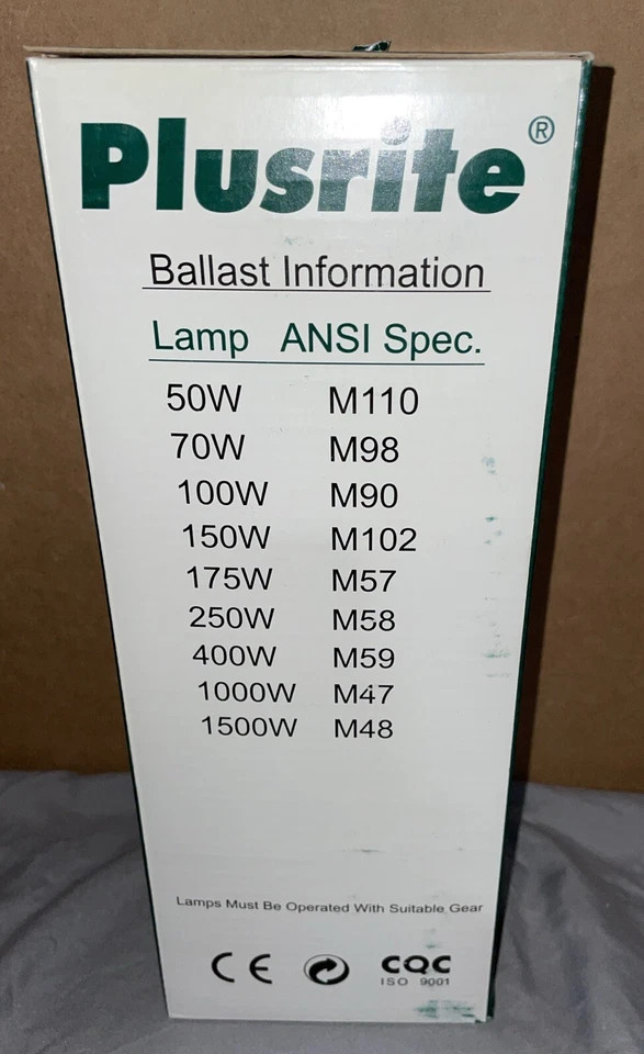 Plusrite MH1000/U/MOG 1000W Metal Halide Light Bulb BT37 gallery