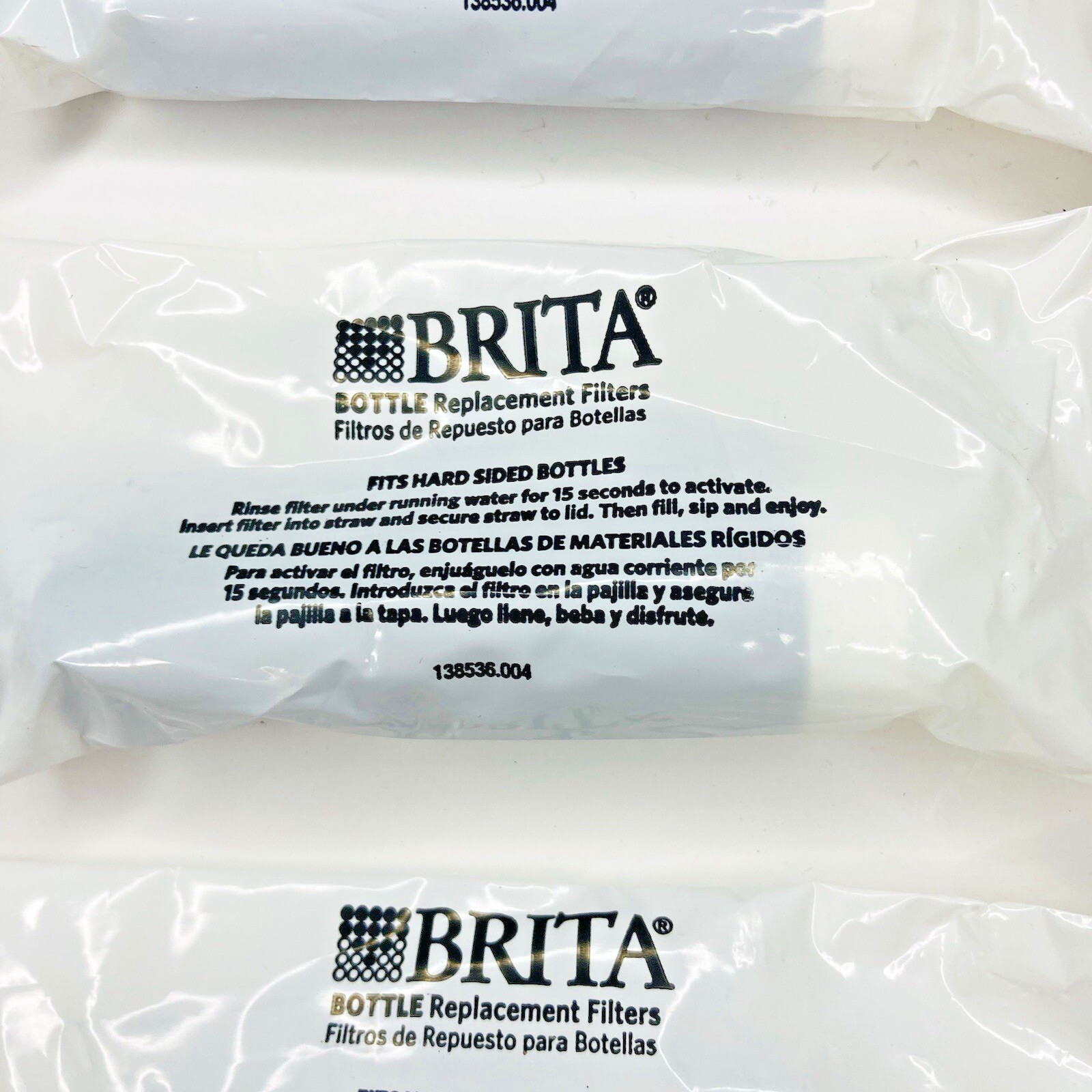 4 BRITA Bottle Replacement Filters Filters 1 Year Pack Individually NEW Sealed gallery