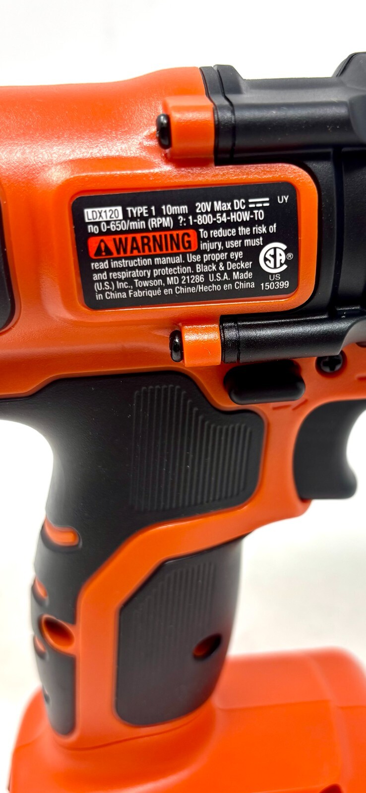 BLACK+DECKER LDX120 20V Max Lithium-Ion Cordless 3/8 inch *Drill Only gallery