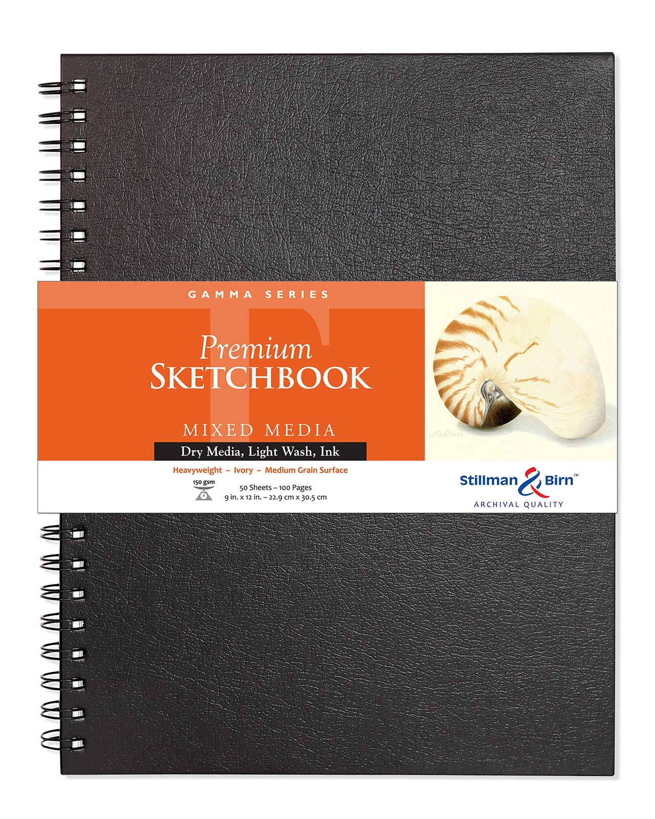 Stillman & Birn Gamma Series - Wirebound Sketchbook - Portrait 9 x 12 - 150gsm gallery