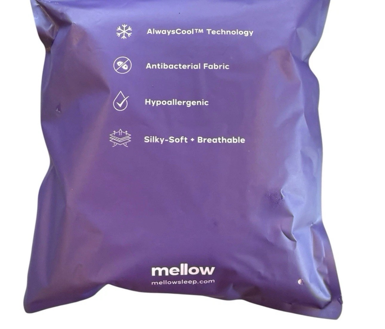 NEW Mellow Cooling Pillowcases 2-Pack Wrinkle Free 20" x 27" gallery