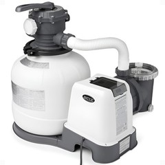 Intex 2800 GPH Above Ground Pool Sand Filter Pump w/ Automatic Timer (For Parts)