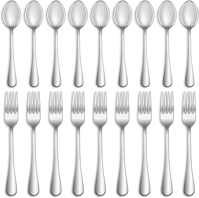 16 Pcs Forks and Spoons Silverware Set, Grade Stainless Steel Flatware Cutlery S gallery
