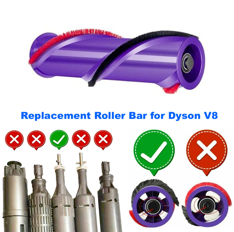Roller Brush Head Bar for Dyson V8 Absolute Animal Motorhead Vacuum 967485-01 gallery