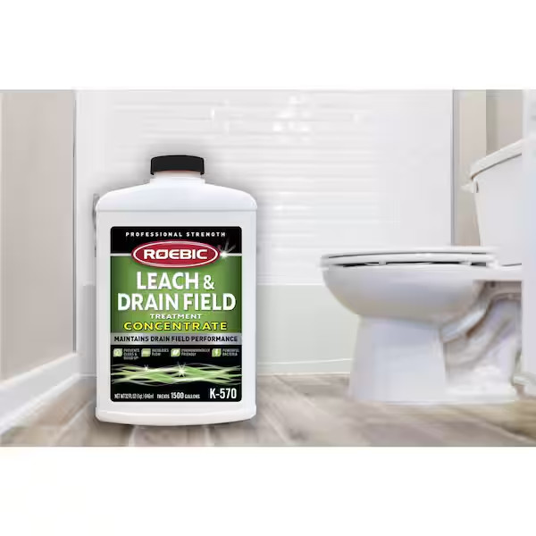 Long Lasting Clogged Leach and Drain Field Concentrated Formula Safe Easy to Use gallery