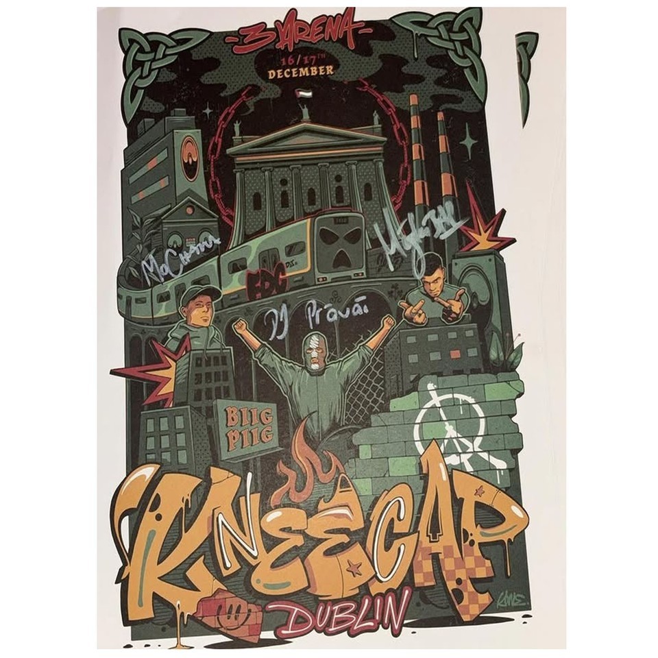 Kneecap Live In Dublin Concert Poster December 2025 gallery