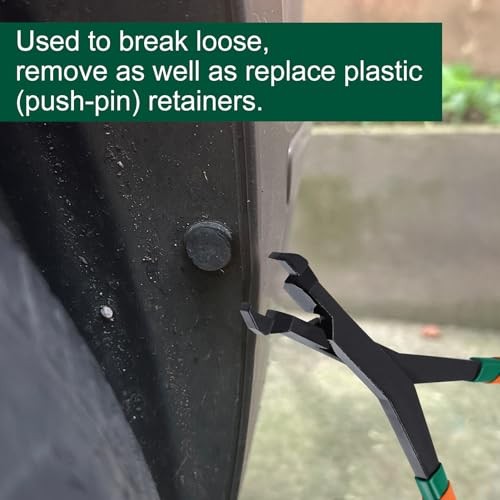 Heavy Duty Angled U-Joint Snap Ring Pliers - Push Pin & Trim Clip Straight gallery
