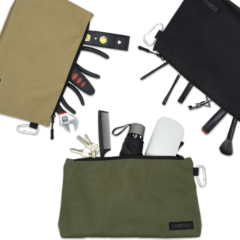 Coreflex Tool Pouch Zipper Bag, Tool bag with 3Pack Multi size gallery