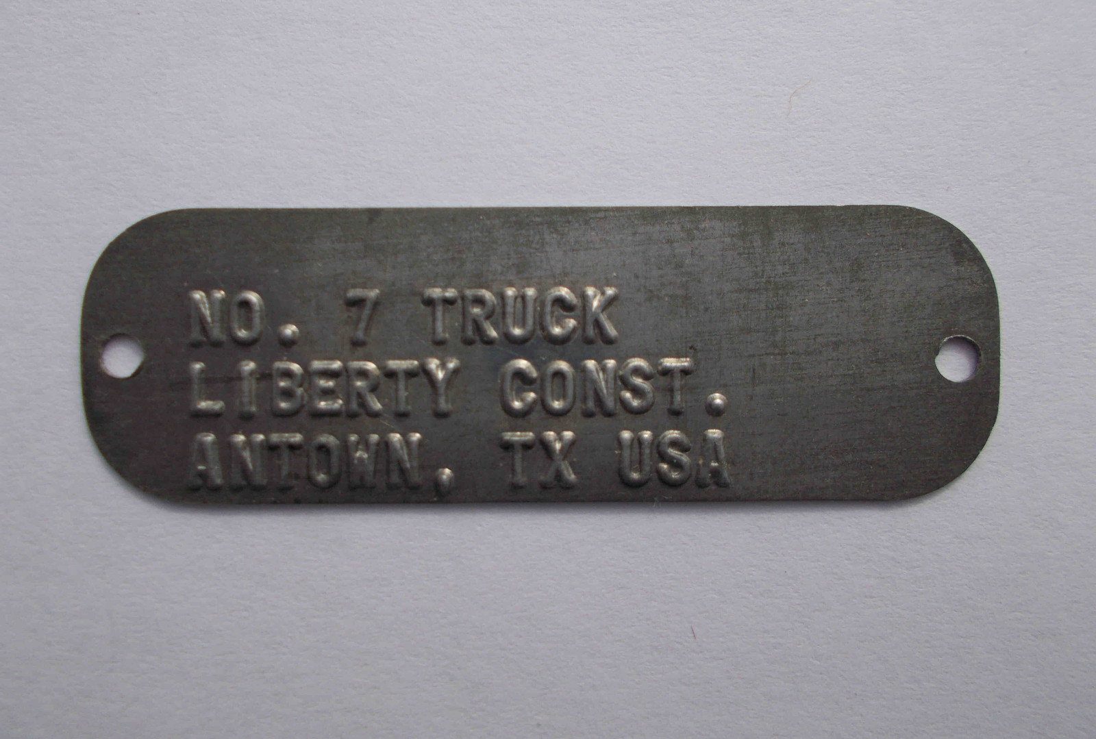 Custom Metal Embossed Personalized Nameplate Apt Condo Mailbox Address Plate gallery