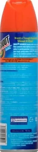 Shout Advanced Grease Busting Foam, Laundry Stain Remover for Oil and 18oz Can gallery