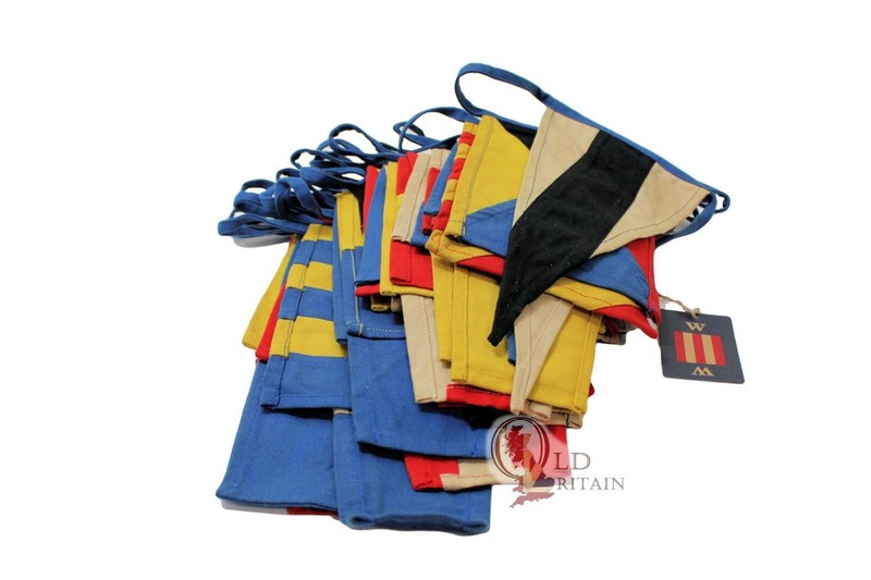 Nautical Code Bunting Huge 100% Sewn Cotton Banner 40 Flags (12.5 Meters Long) gallery