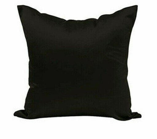 Satin Throw Pillow Solid Color Square Home Sofa Decor Pillow Cushion Cover 18x18 gallery