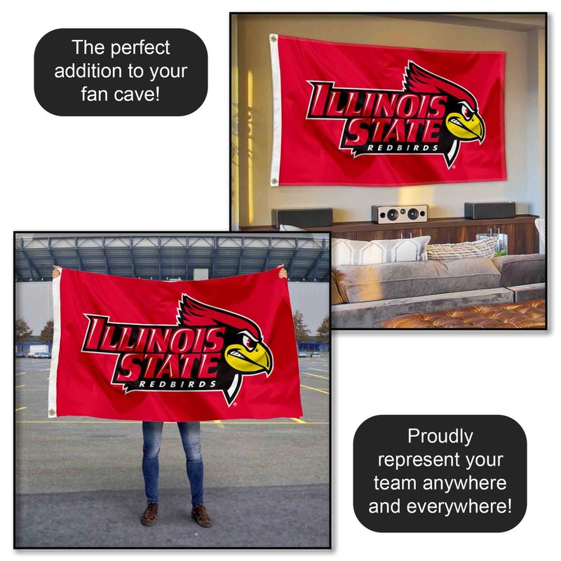 Illinois State Redbirds Flag gallery