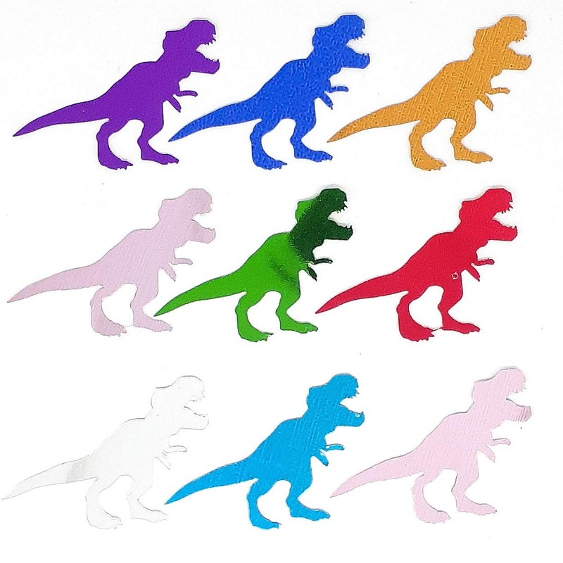 T-Rex Multi-Color Confetti for Dinosaur Themed Birthday Party Table Scatter gallery