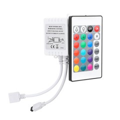 24/44Keys IR Remote Controller For DC 12V 5050/3528 SMD RGB LED Light Strip Lamp