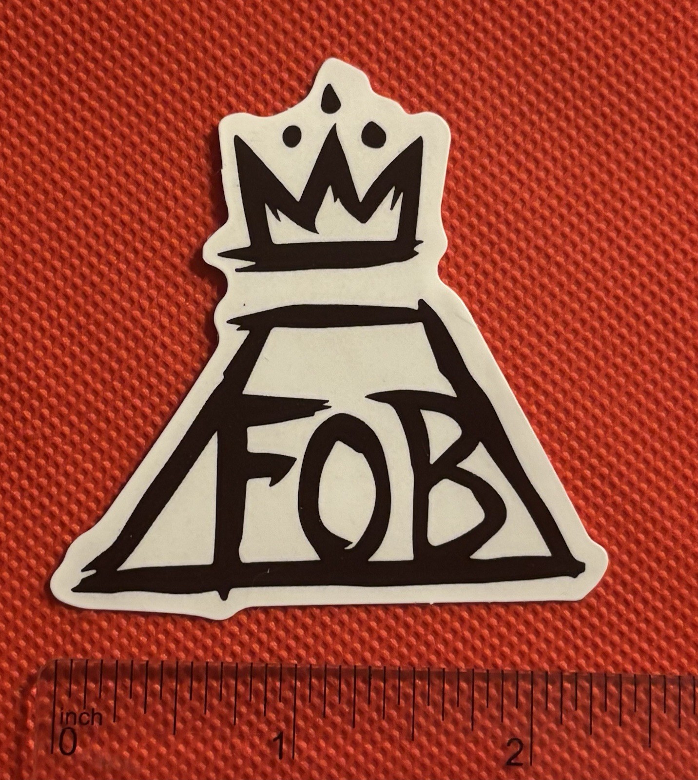 Fall Out Boy Band Decal Sticker Black And White Fast Free US Shipping 🇺🇸 gallery