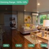 Long-Lasting 50W GU10 Halogen Bulbs - 2700K Warm White, Dimmable LED Mix, 6-Pack gallery