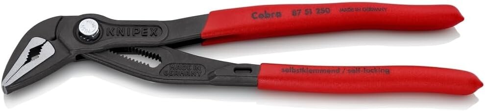 Knipex Tools 87 51 250 Extra Slim Pump Pliers 10" Cobra ES Made in Germany NEW gallery