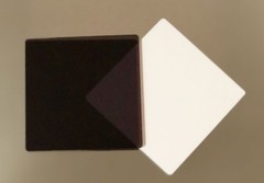 (10-Pack) Acrylic Sheet-1/8″ thick-Transparent-2″ x 2″-Round Corners-Polished