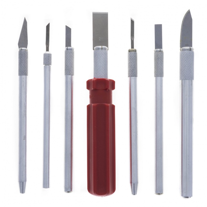 52pc Deluxe Utility Knife Complete Modeling Scrapbooking Set Craft and Hobby gallery