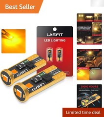 High-Performance 168 LED Bulbs – 400LM Non-Polar Amber for 12-24V Applications