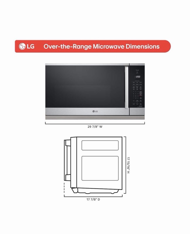 ⚡️LG 2.1-cu ft Sensor Cooking Over-the-Range Microwave Stainless Steel-MVEL2125X gallery