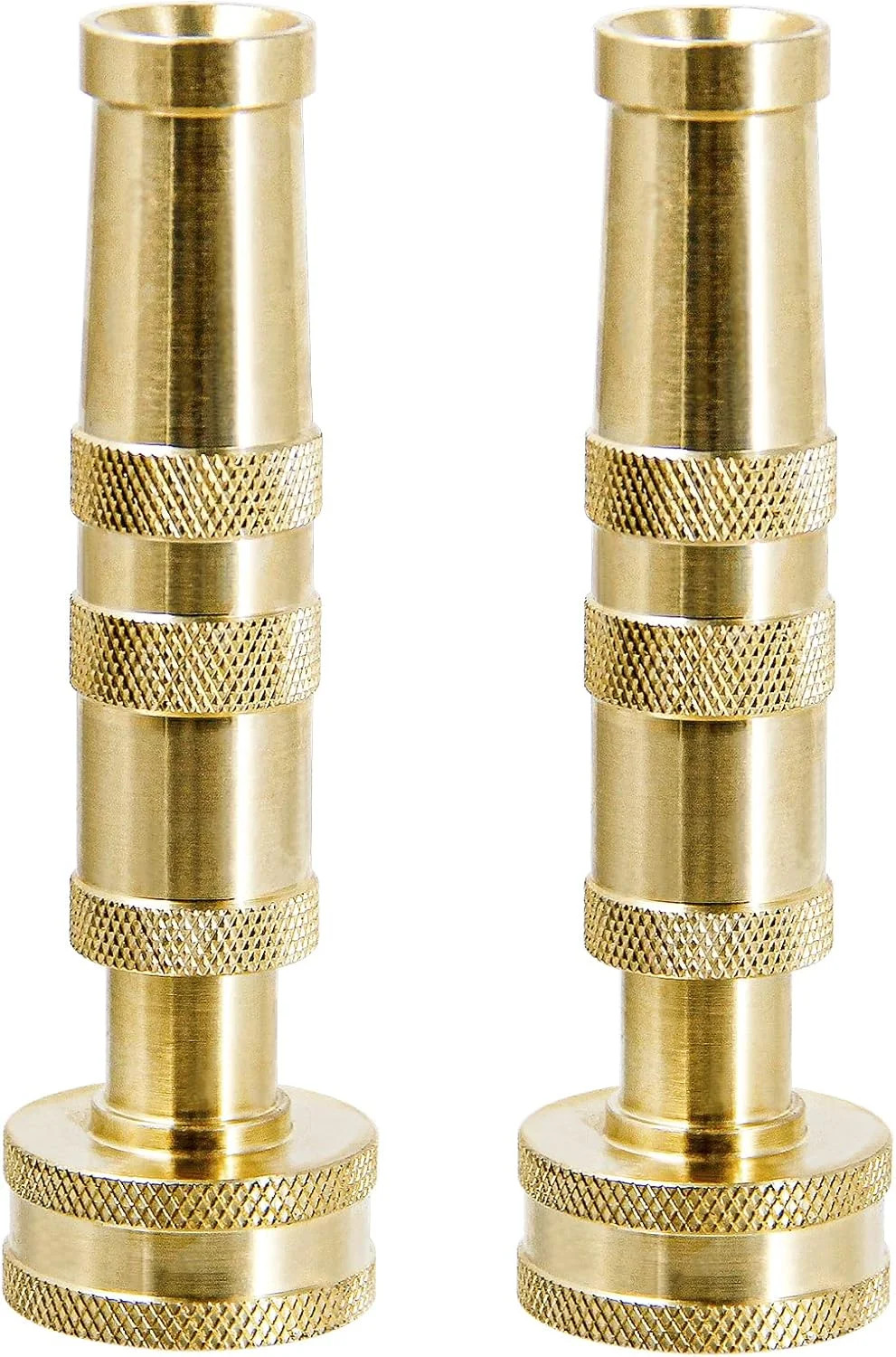 Twinkle Star Heavy-Duty Brass Adjustable Twist Hose Nozzle, 2 Pack, TWIS3432 gallery