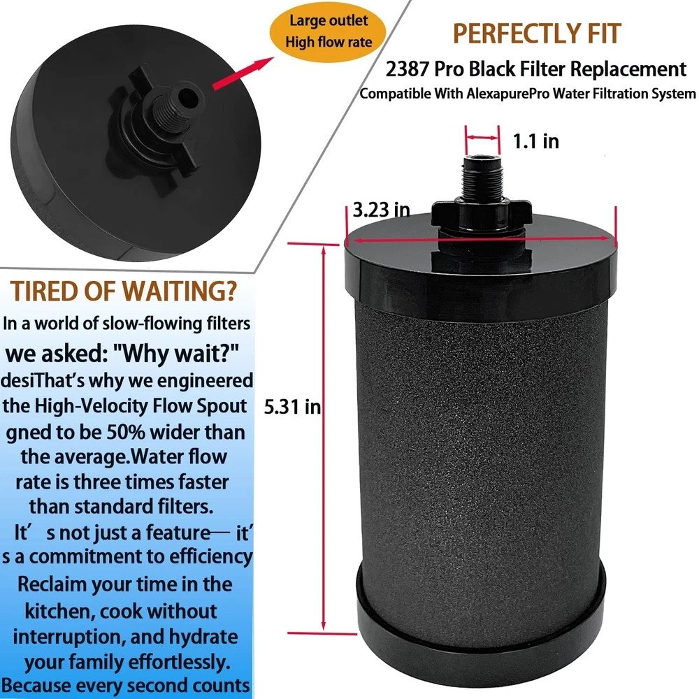2387 Pro Replacement Water Filter Compatible with Alexapure Systems - 2 Filte... gallery