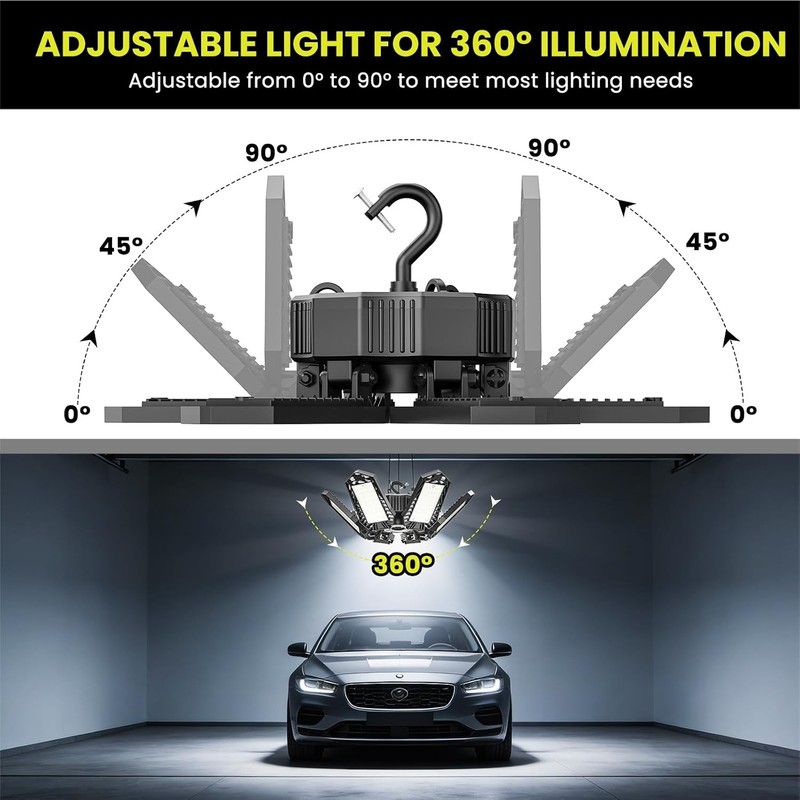 LED 18V Ryobi Battery Compatible Work Light 6800LM 68W Garage Flood Light gallery