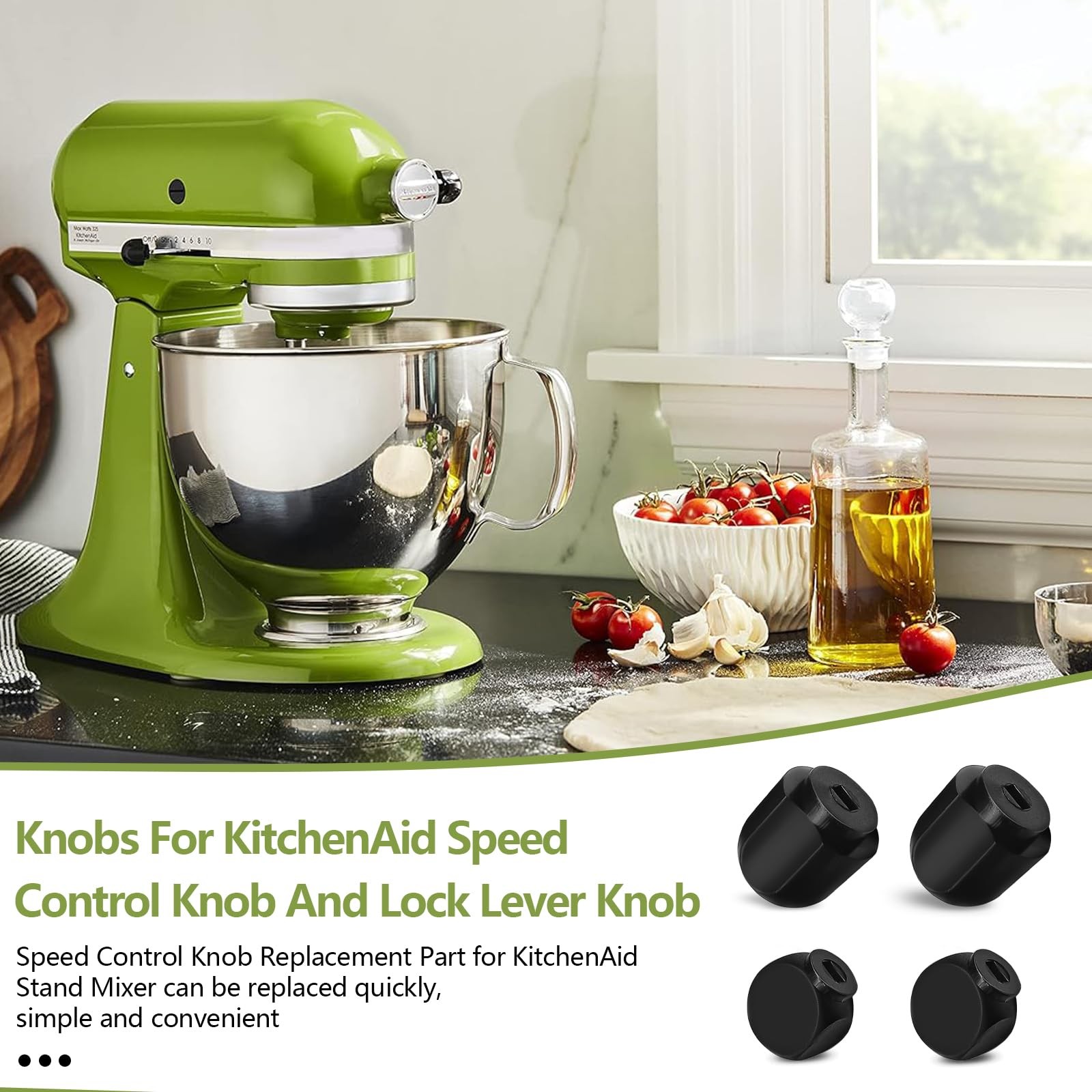 Speed Control Knob Replacement Part for KitchenAid Stand Mixer - for Lock Lev... gallery