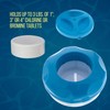 Floating 3" & 4" Tablet Pool Chemical 8" Dispenser with Collapsible Tank gallery