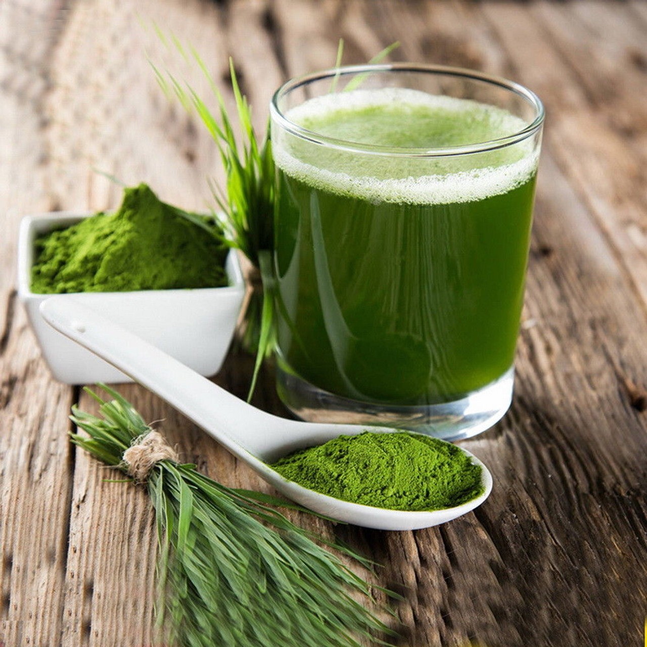 Organic Barley Grass Powder , USDA Certified, Green Vegan Superfood 500g gallery