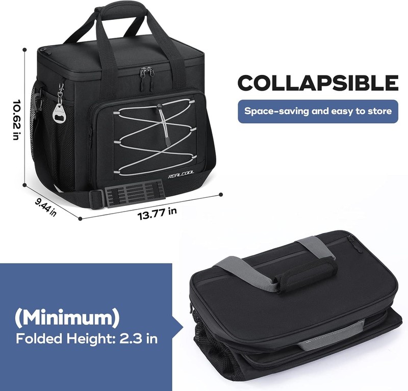 35/45CanLargeInsulatedCoolerBagSoftSidedPortableBeachCampingTravelCooler gallery