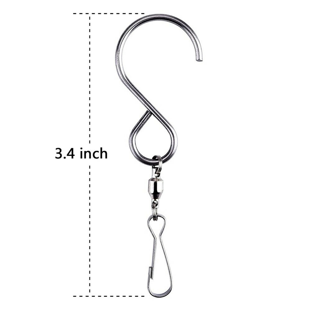 Swivel Hooks Clips Hanger for Hanging Wind Chimes Crystal Twisters Spinning Deco gallery