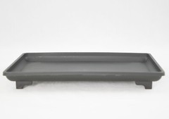 1 Rectangular Black Plastic Humidity/Drip Tray for Bonsai Tree 10.5″x 7″x 1″