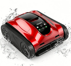 iGarden K Pro 10H Runtime Cordless Robotic Pool Vacuum for Inground Pools