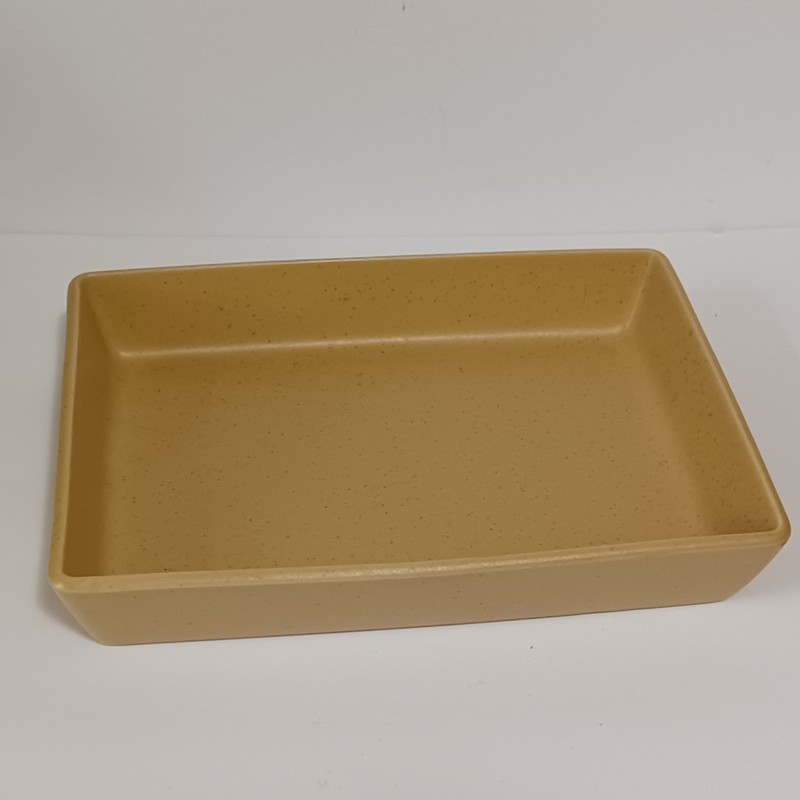 Calvin Klein 8x11in Rectangular Baking Dish In Khaki Collection, Sunflower gallery